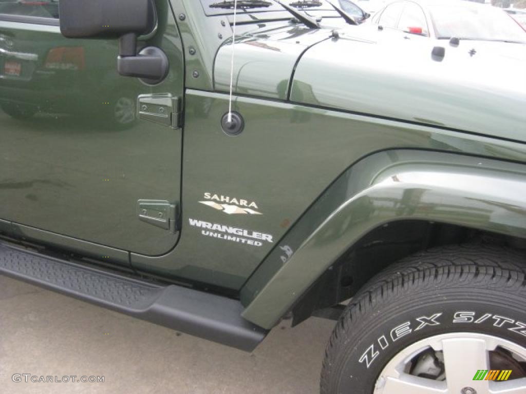 2009 Wrangler Unlimited Sahara 4x4 - Jeep Green Metallic / Dark Slate Gray/Medium Slate Gray photo #47
