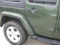 2009 Jeep Green Metallic Jeep Wrangler Unlimited Sahara 4x4  photo #49
