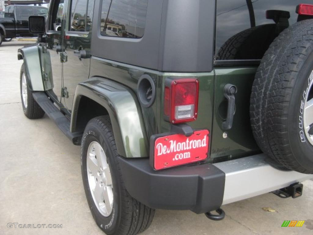 2009 Wrangler Unlimited Sahara 4x4 - Jeep Green Metallic / Dark Slate Gray/Medium Slate Gray photo #53