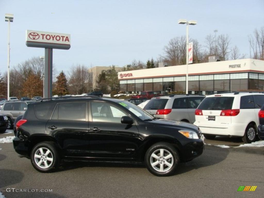 2006 RAV4 Limited 4WD - Black / Taupe photo #1