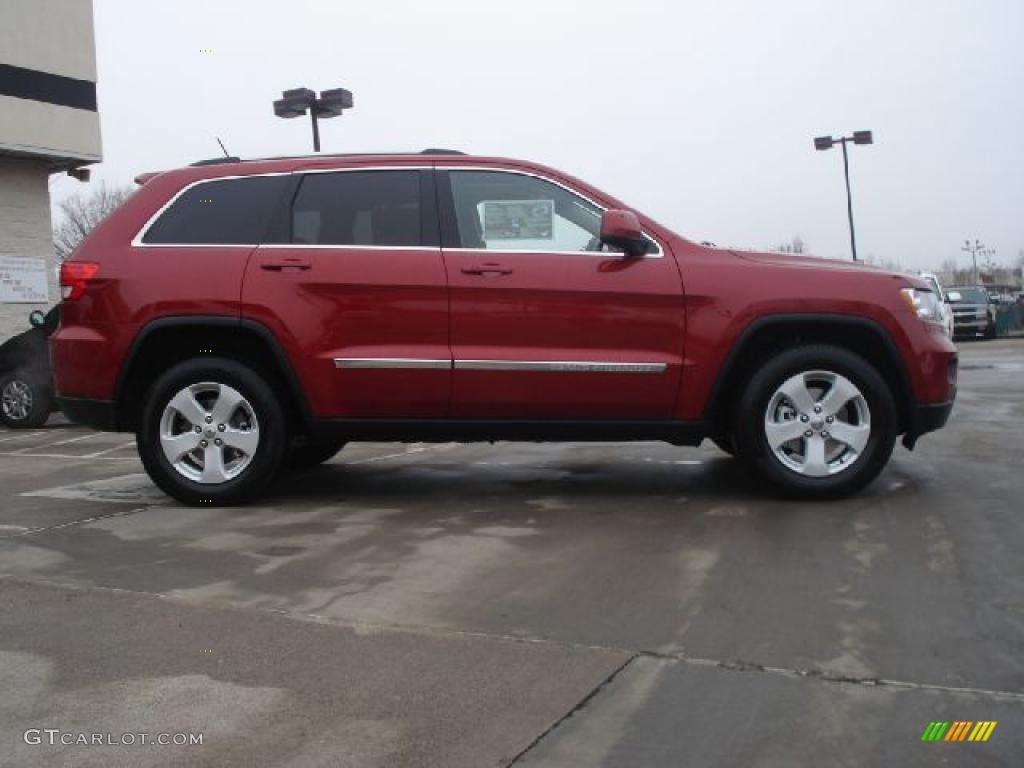 Inferno Red Crystal Pearl 2011 Jeep Grand Cherokee Laredo X Package 4x4 Exterior Photo #43545420