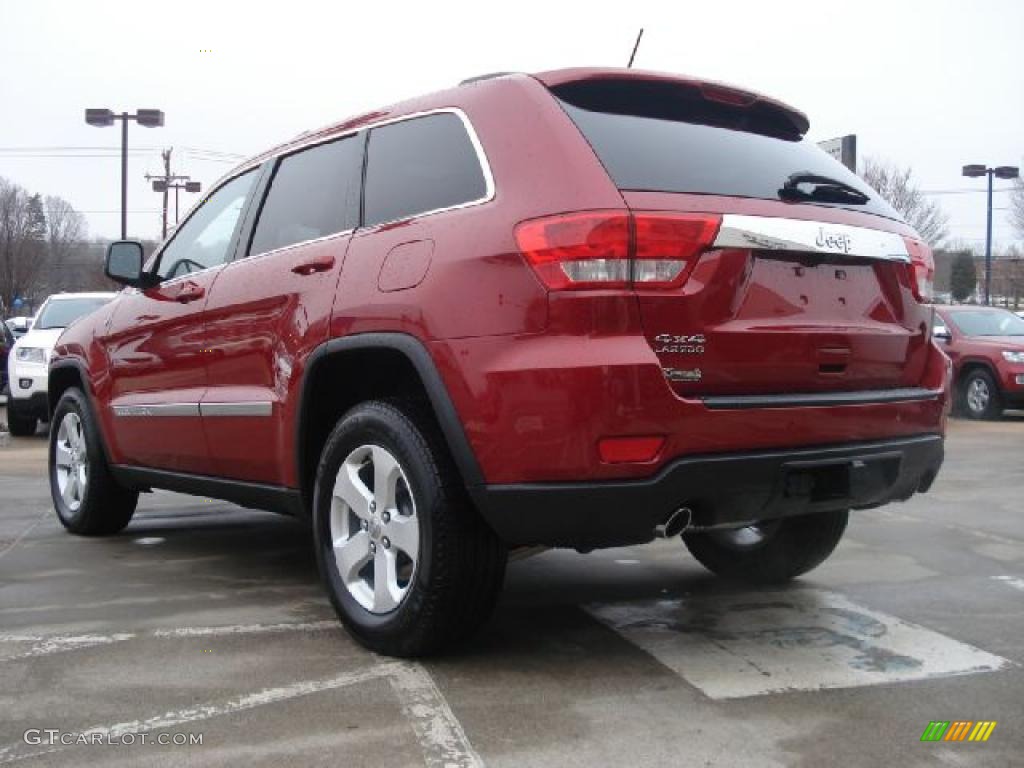 Inferno Red Crystal Pearl 2011 Jeep Grand Cherokee Laredo X Package 4x4 Exterior Photo #43545452