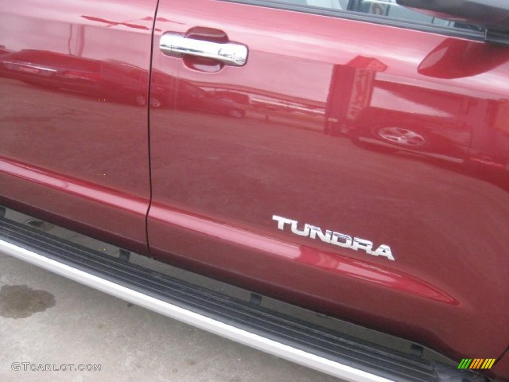 2010 Tundra Limited CrewMax 4x4 - Salsa Red Pearl / Graphite Gray photo #55