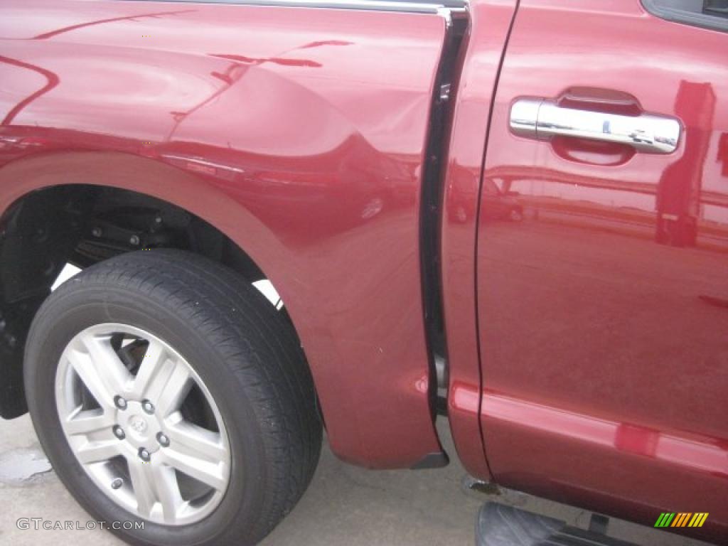 2010 Tundra Limited CrewMax 4x4 - Salsa Red Pearl / Graphite Gray photo #57