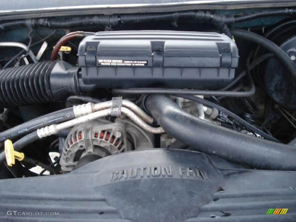 2001 Dodge Ram 1500 SLT Club Cab 4x4 5.2 Liter OHV 16-Valve V8 Engine Photo #43546048