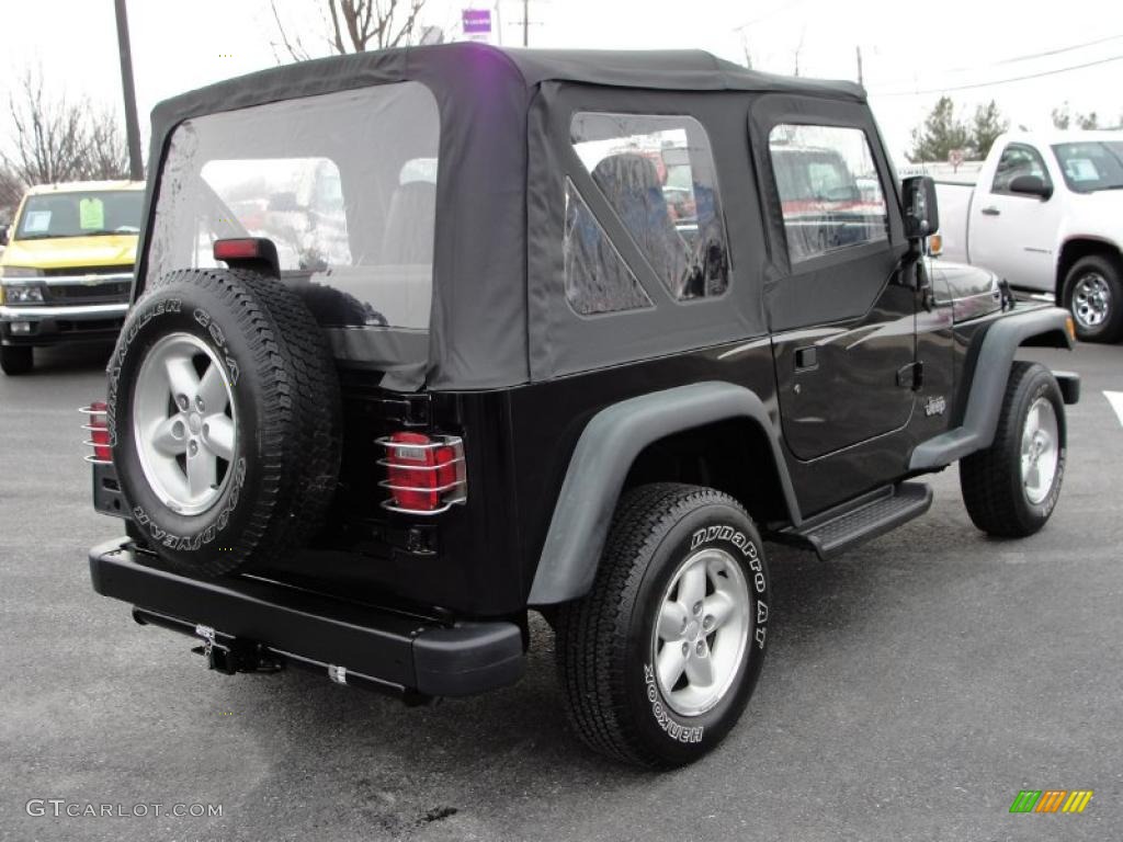 Black 2000 Jeep Wrangler SE 4x4 Exterior Photo #43549003