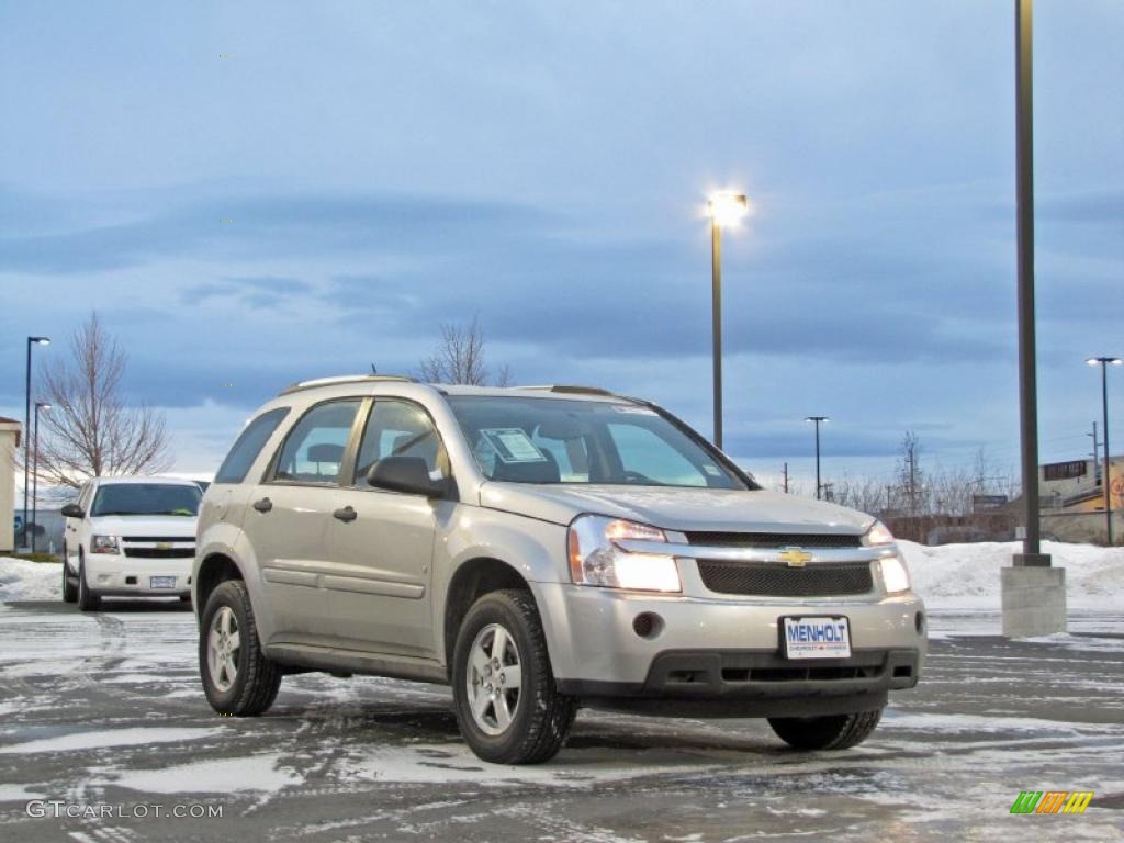 Silverstone Metallic 2008 Chevrolet Equinox LS AWD Exterior Photo #43549101