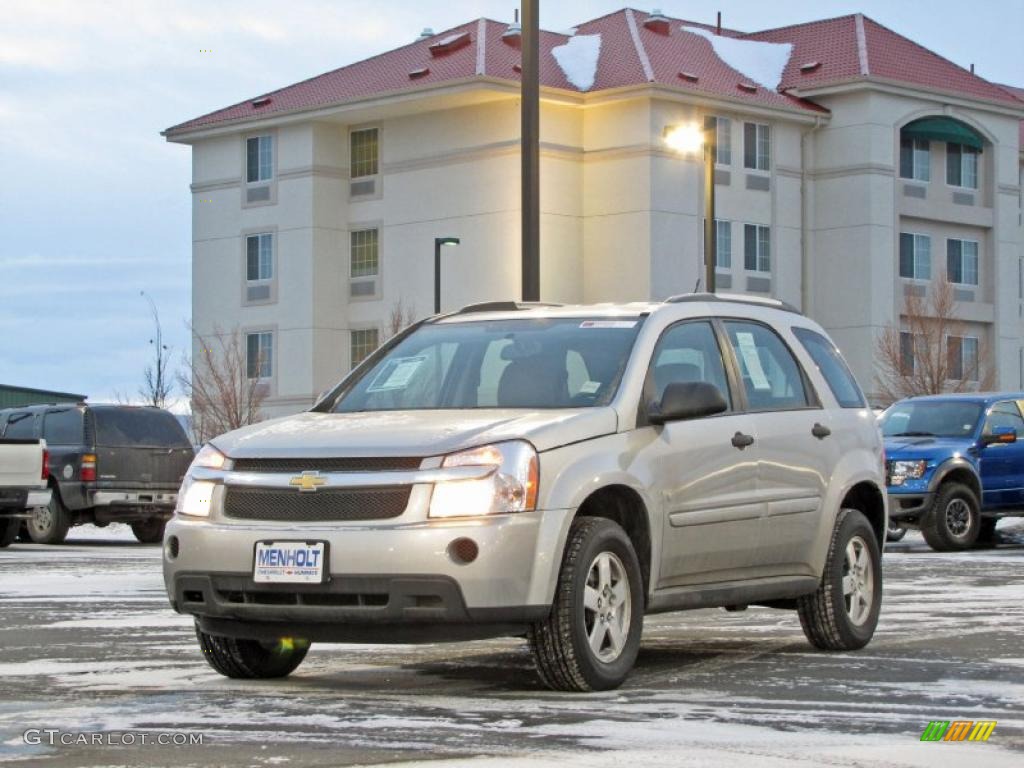 Silverstone Metallic 2008 Chevrolet Equinox LS AWD Exterior Photo #43549173