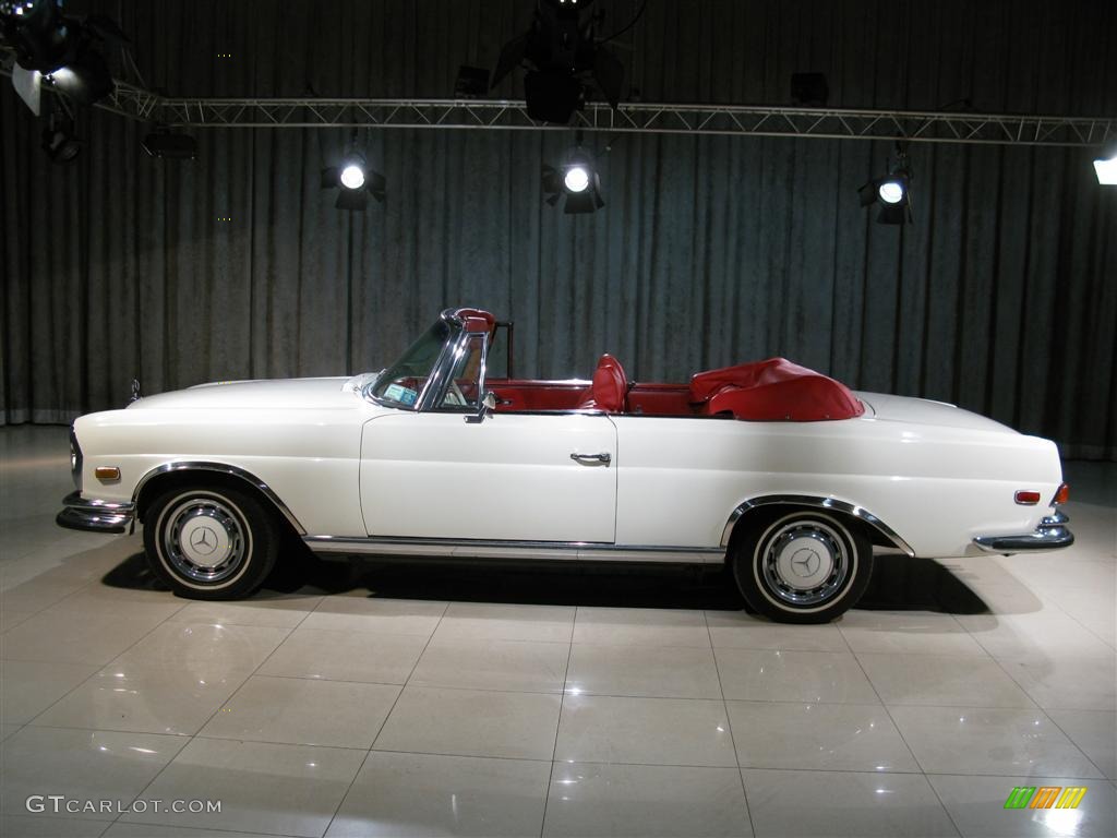 1971 S Class 280SE 3.5 Convertible - White / Red photo #18