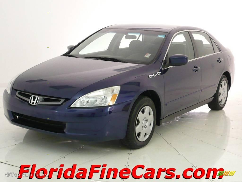 2005 Accord LX Sedan - Eternal Blue Pearl / Gray photo #1