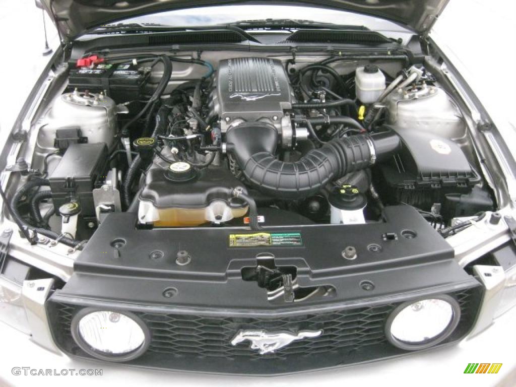 2008 Mustang GT Deluxe Coupe - Vapor Silver Metallic / Dark Charcoal photo #45