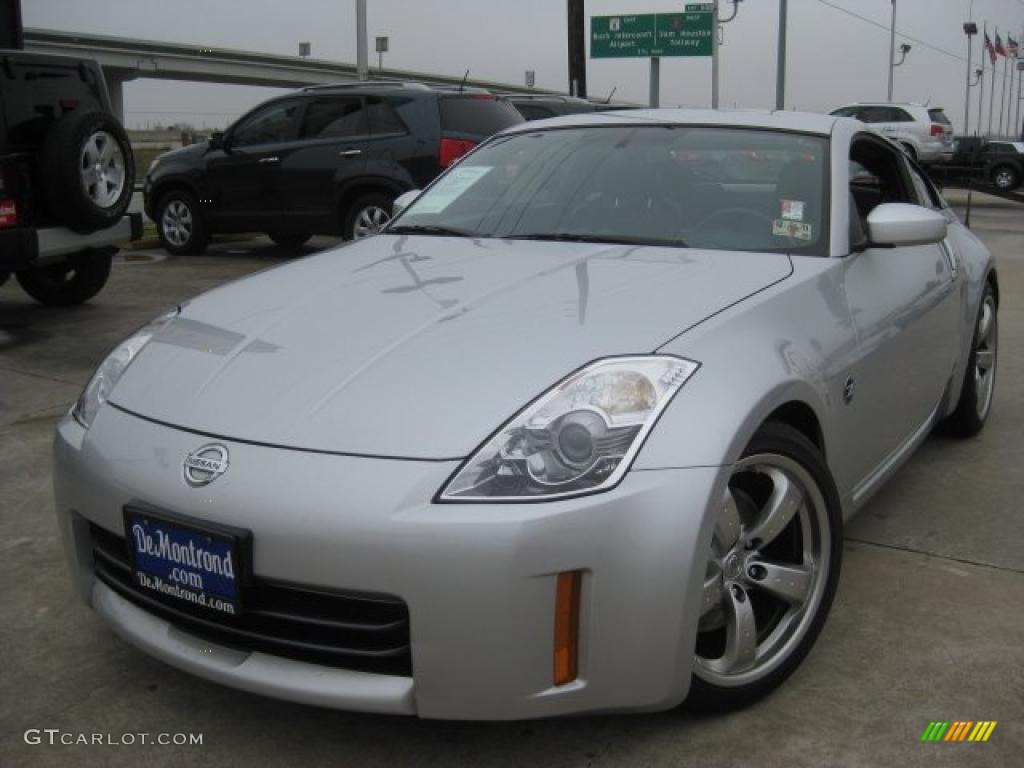 Silver Alloy Metallic 2006 Nissan 350Z Grand Touring Coupe Exterior Photo #43553192