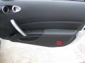 Charcoal Leather 2006 Nissan 350Z Grand Touring Coupe Door Panel
