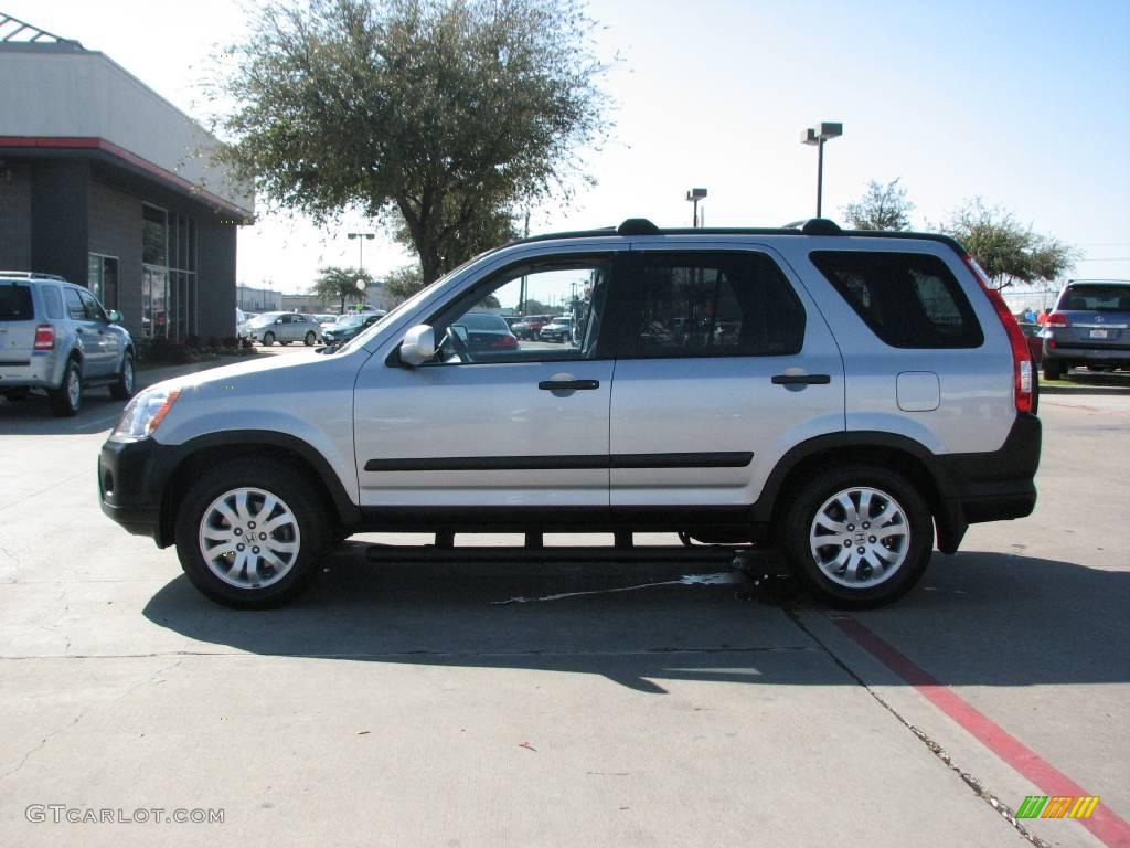 2005 CR-V EX 4WD - Satin Silver Metallic / Black photo #4