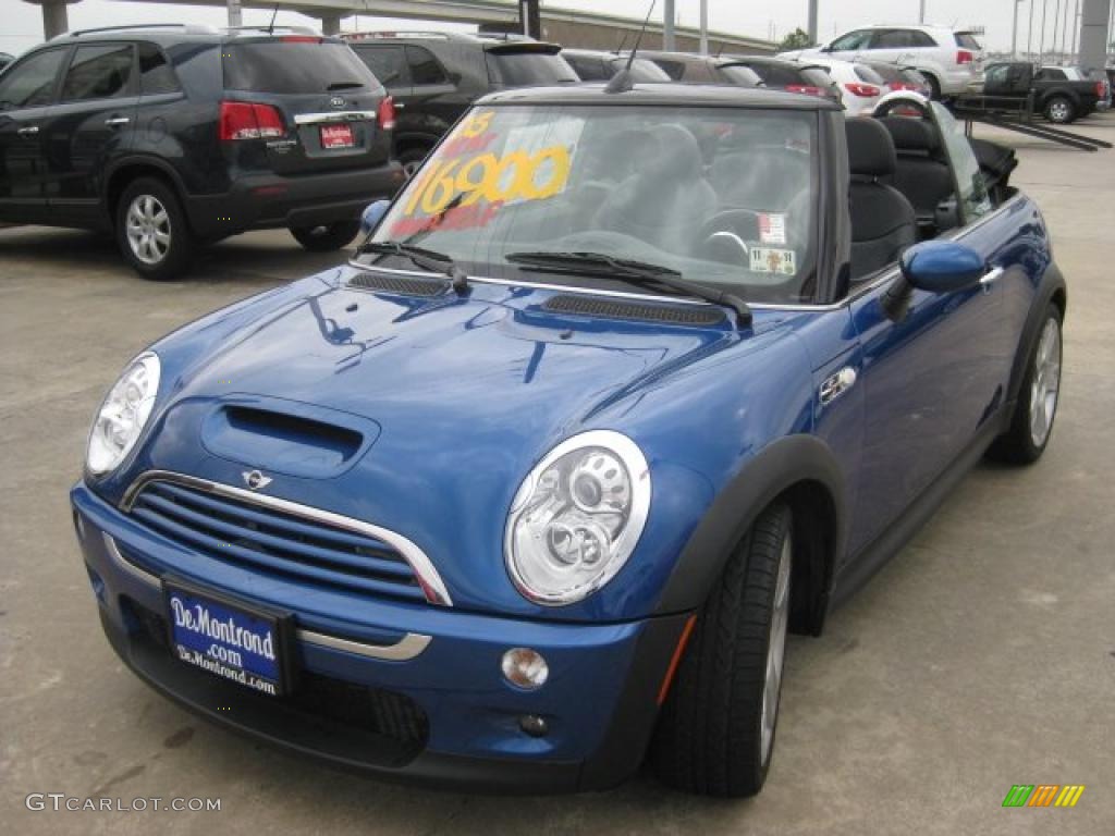 Hyper Blue Metallic 2005 Mini Cooper S Convertible Exterior Photo #43553477