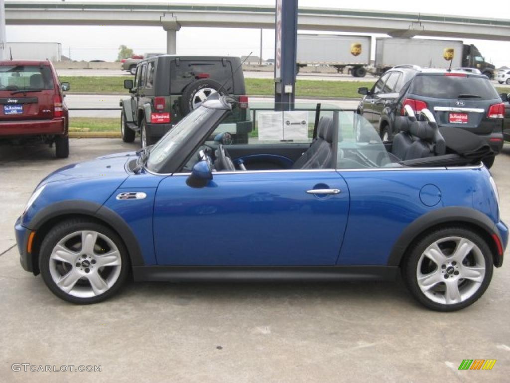 Hyper Blue Metallic 2005 Mini Cooper S Convertible Exterior Photo #43553481