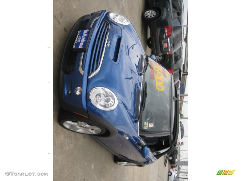 2005 Cooper S Convertible - Hyper Blue Metallic / Panther Black photo #9