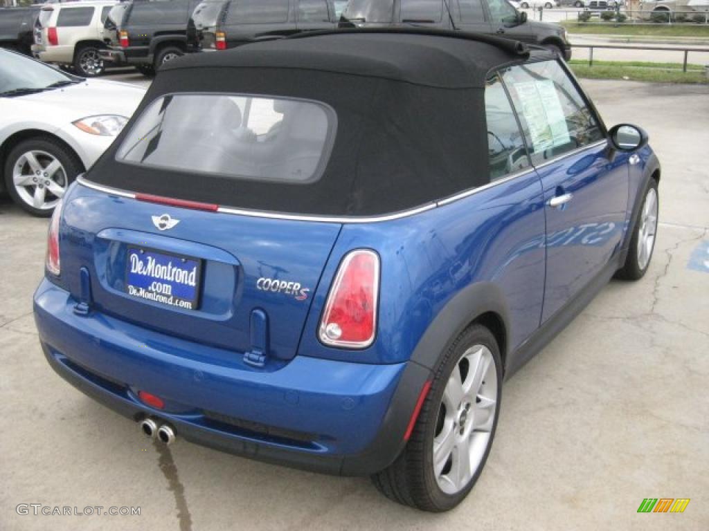 Hyper Blue Metallic 2005 Mini Cooper S Convertible Exterior Photo #43553517