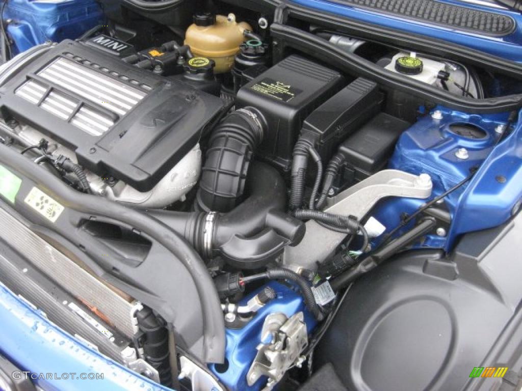 2005 Mini Cooper S Convertible 1.6 Liter Supercharged SOHC 16-Valve 4 Cylinder Engine Photo #43553653