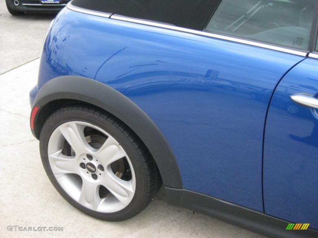 2005 Cooper S Convertible - Hyper Blue Metallic / Panther Black photo #54