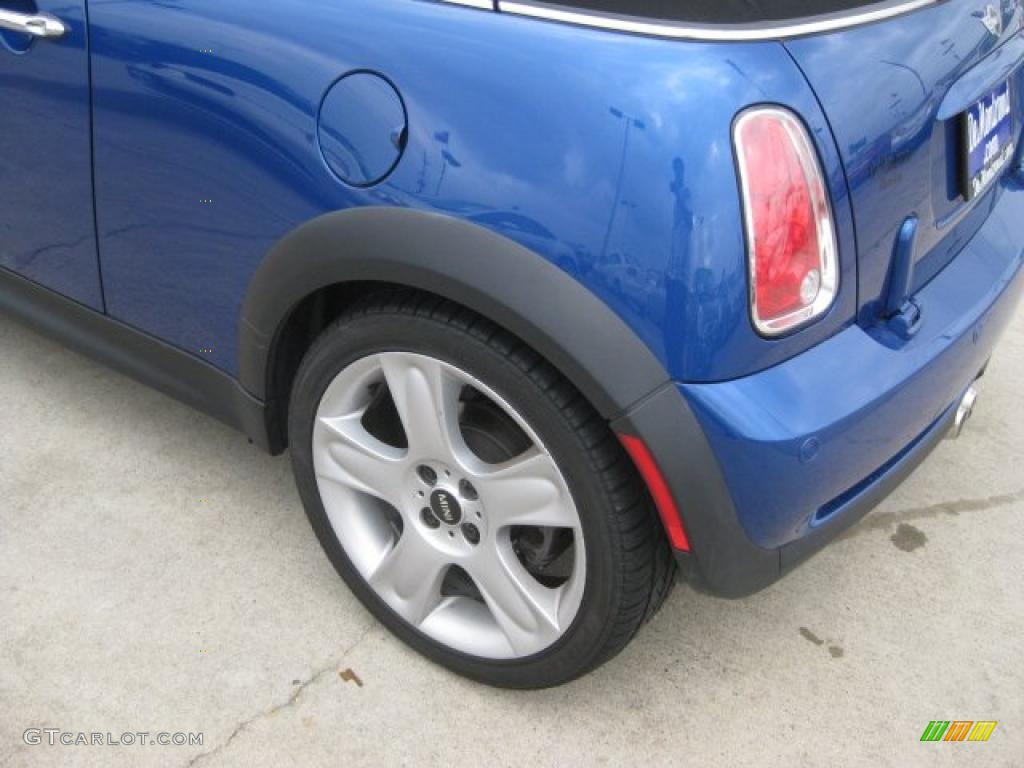 2005 Cooper S Convertible - Hyper Blue Metallic / Panther Black photo #59
