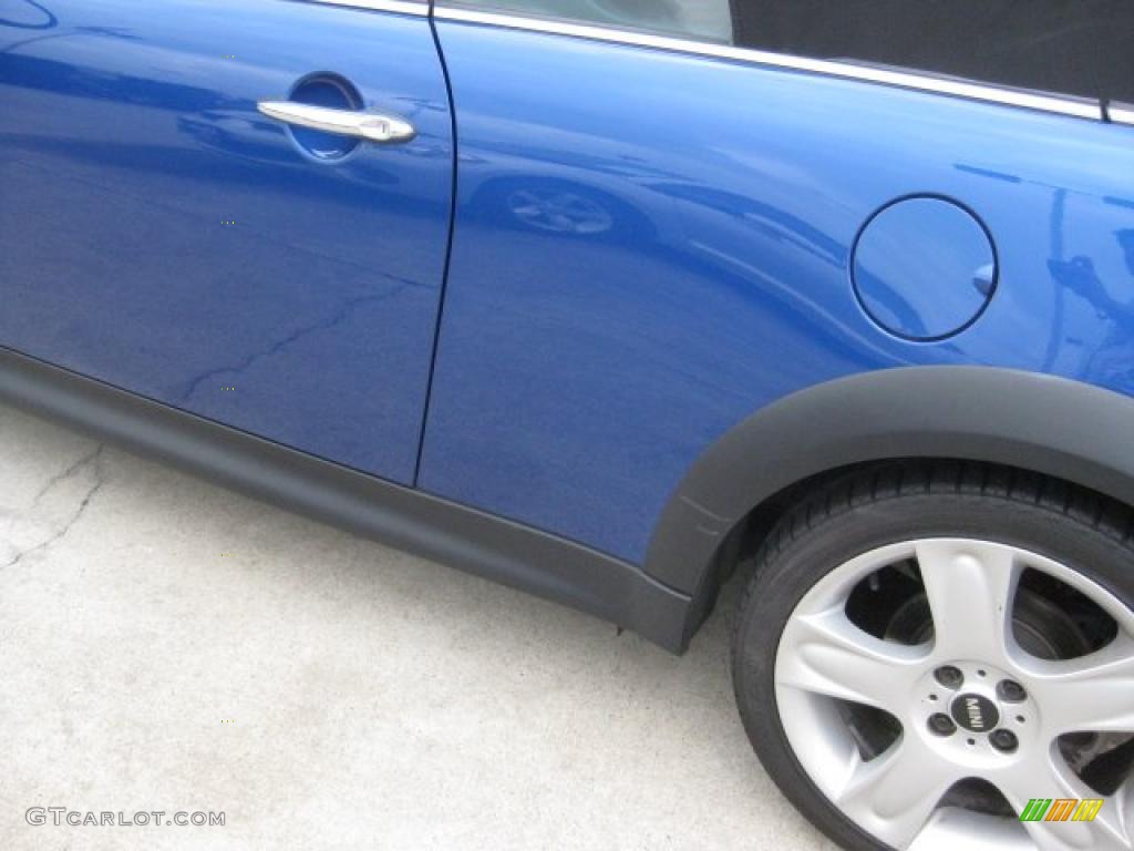 2005 Cooper S Convertible - Hyper Blue Metallic / Panther Black photo #60