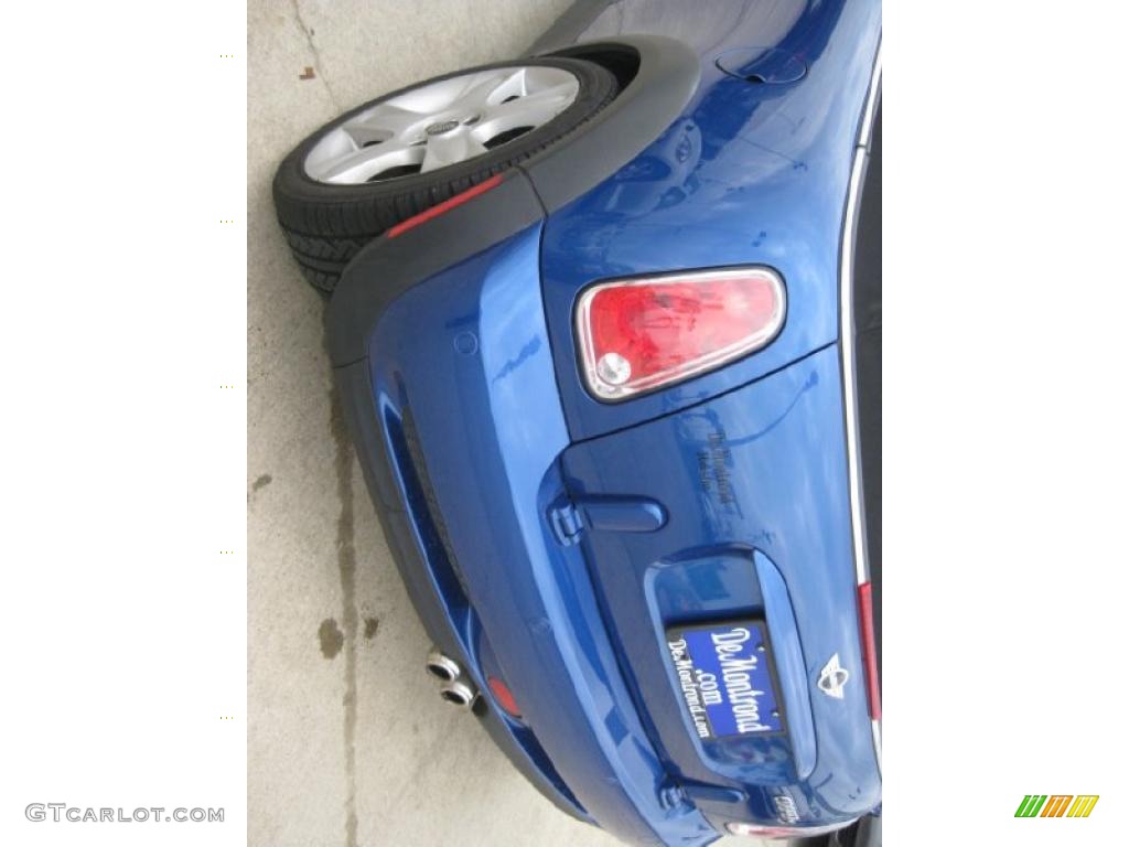 2005 Cooper S Convertible - Hyper Blue Metallic / Panther Black photo #71