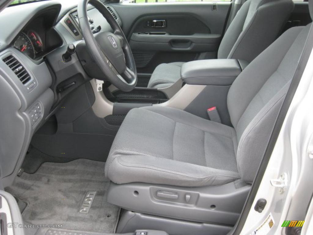 Gray Interior 2008 Honda Pilot Special Edition Photo #43553801