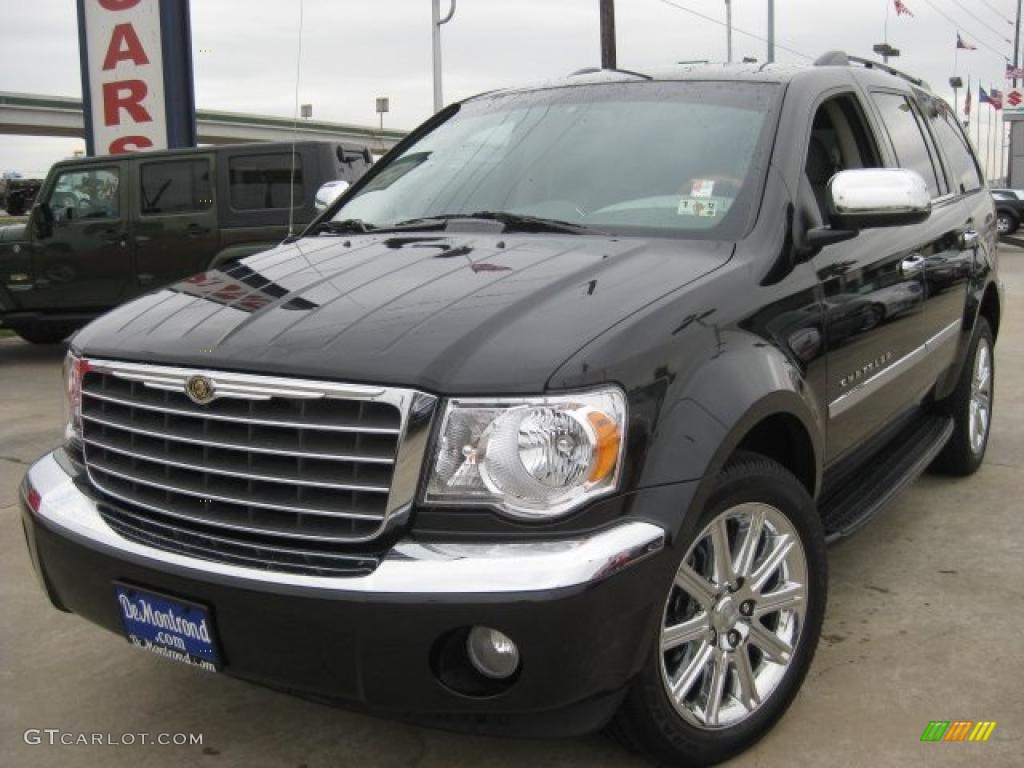 Brilliant Black Crystal Pearl 2009 Chrysler Aspen Limited Exterior Photo #43554005