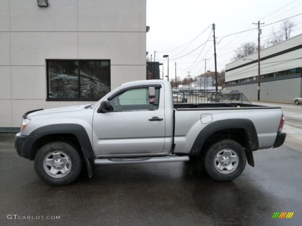 Silver Streak Mica 2010 Toyota Tacoma Regular Cab 4x4 Exterior Photo #43554309