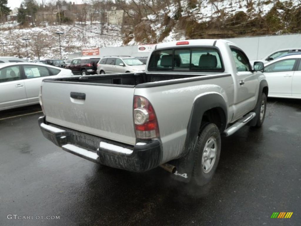 Silver Streak Mica 2010 Toyota Tacoma Regular Cab 4x4 Exterior Photo #43554321