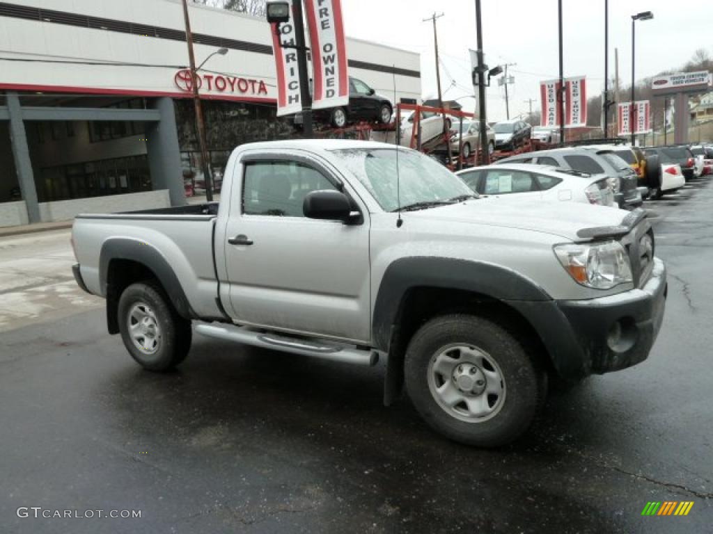 Silver Streak Mica 2010 Toyota Tacoma Regular Cab 4x4 Exterior Photo #43554325