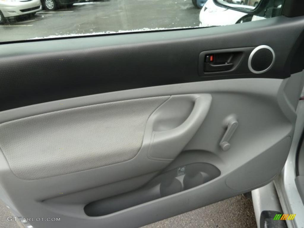 2010 Toyota Tacoma Regular Cab 4x4 Graphite Door Panel Photo #43554369