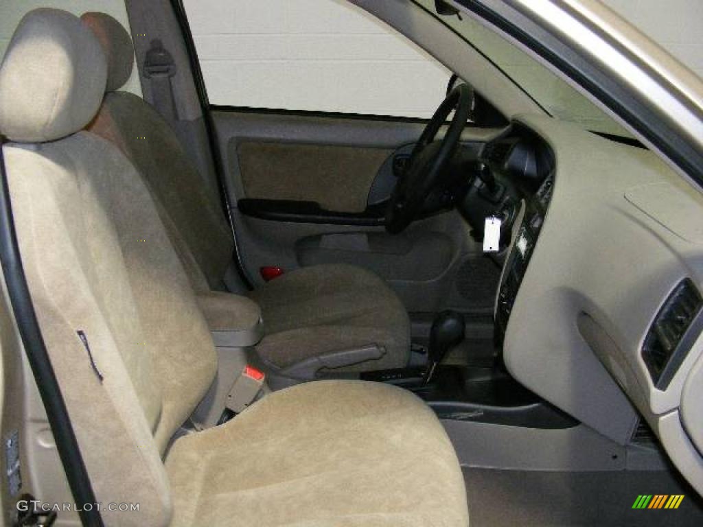 2003 Elantra GLS Sedan - Champagne Beige / Beige photo #13