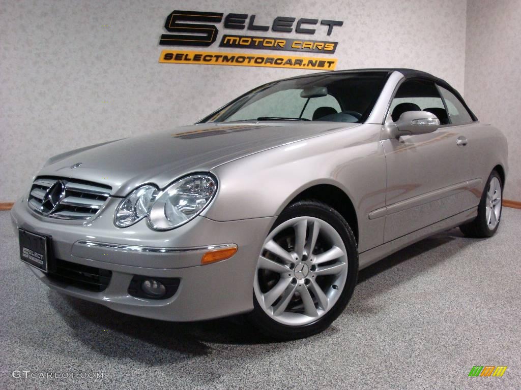 2006 CLK 350 Cabriolet - Pewter Metallic / Black photo #1