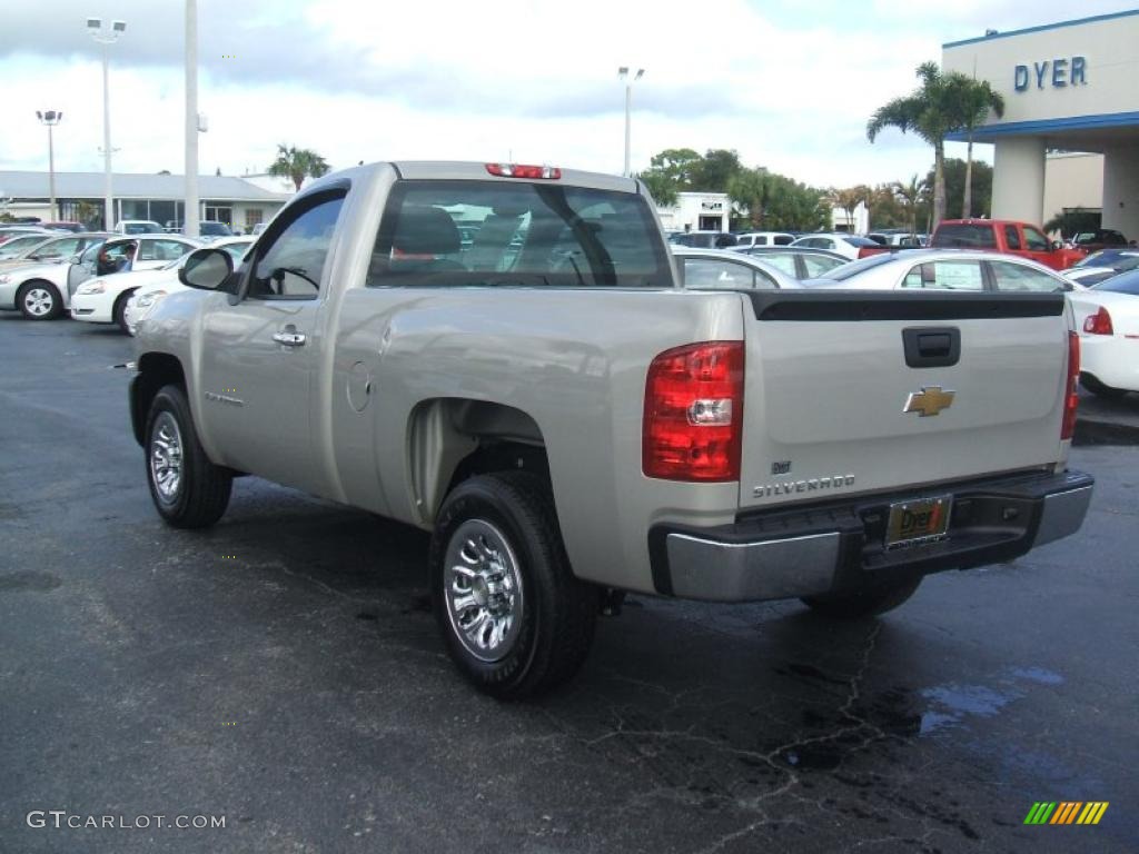 2009 Silverado 1500 Regular Cab - Silver Birch Metallic / Dark Titanium photo #2