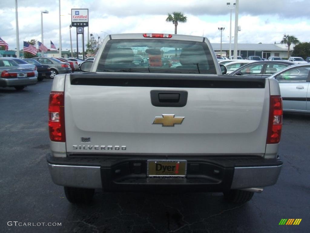 2009 Silverado 1500 Regular Cab - Silver Birch Metallic / Dark Titanium photo #3