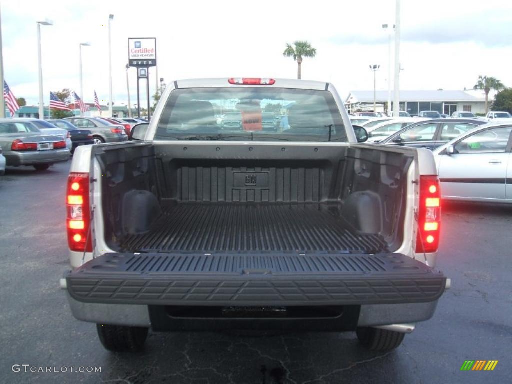 2009 Silverado 1500 Regular Cab - Silver Birch Metallic / Dark Titanium photo #4