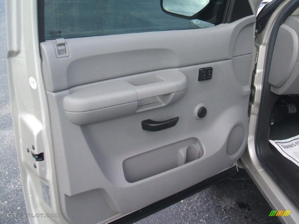 2009 Silverado 1500 Regular Cab - Silver Birch Metallic / Dark Titanium photo #6