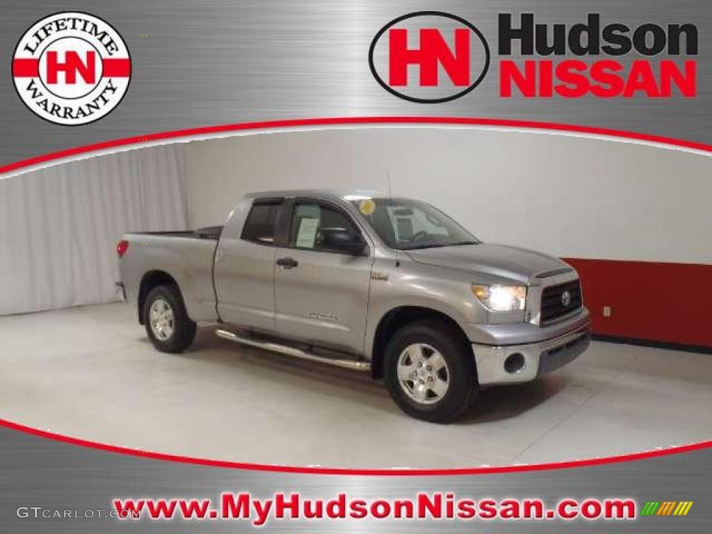 2009 Tundra Double Cab 4x4 - Silver Sky Metallic / Graphite Gray photo #1