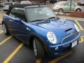 2006 Hyper Blue Metallic Mini Cooper S Convertible  photo #16