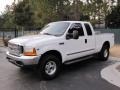 2000 Oxford White Ford F250 Super Duty Lariat Extended Cab 4x4  photo #1