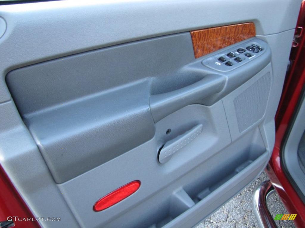 2006 Ram 1500 SLT Quad Cab - Inferno Red Crystal Pearl / Medium Slate Gray photo #10