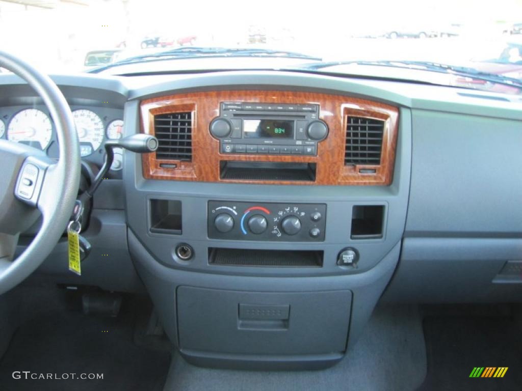 2006 Ram 1500 SLT Quad Cab - Inferno Red Crystal Pearl / Medium Slate Gray photo #14