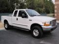 Oxford White 2000 Ford F250 Super Duty Lariat Extended Cab 4x4 Exterior