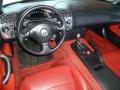 2000 Honda S2000 Black/Red Leather Interior Prime Interior Photo