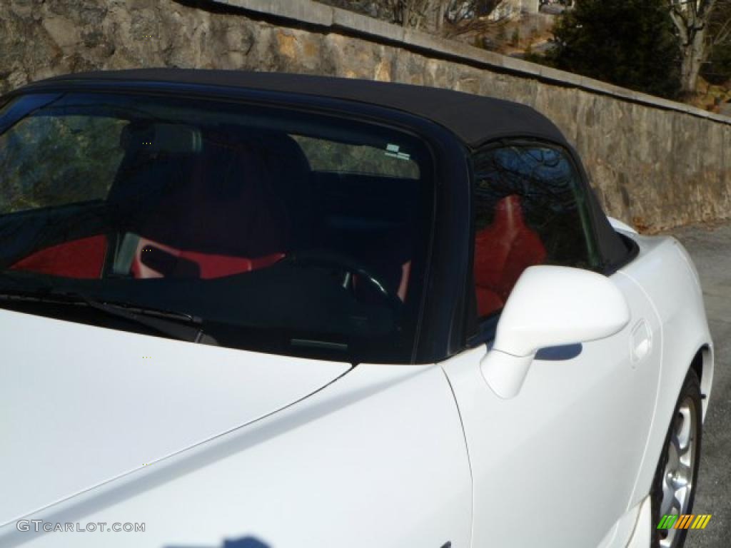 2000 S2000 Roadster - Grand Prix White / Black/Red Leather photo #14