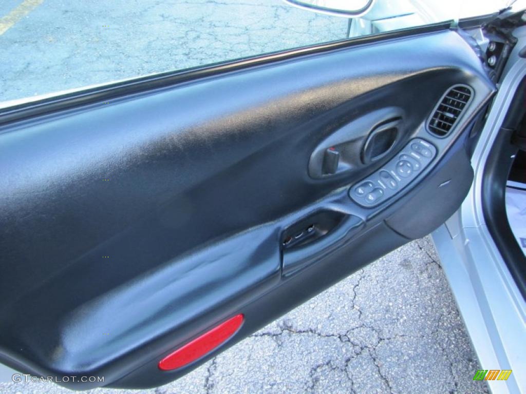 1998 Chevrolet Corvette Coupe Black Door Panel Photo #43562386