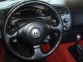 Black/Red Leather 2000 Honda S2000 Roadster Steering Wheel
