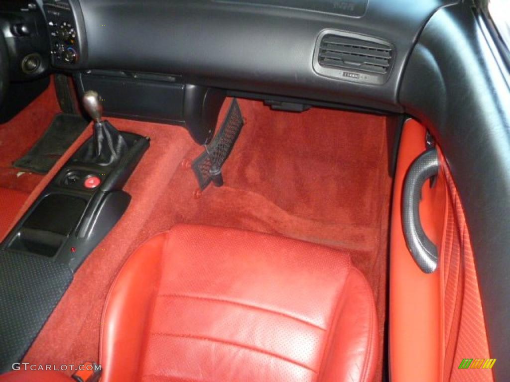 Black Red Leather Interior 2000 Honda S2000 Roadster Photo